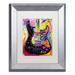 Trademark Fine Art 'Lenny Strat' by Dean Russo Framed Graphic Art Canvas, Wood | 19.25 H x 23.25 W x 1.25 D in | Wayfair ALI2601-S1114MF