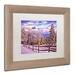 Trademark Fine Art On Top of Old Blue Knob by Lois Bryan - Picture Frame Print on Canvas Canvas | 11 H x 14 W x 0.5 D in | Wayfair LBR0314-W1114MF