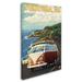 Trademark Fine Art 'Travel Poster 40' Vintage Advertisement on Canvas Canvas | 19 H x 12 W x 2 D in | Wayfair ALI8713-C1219GG