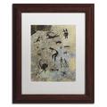 Trademark Fine Art "Handmade Petros" by Nick Bantock Framed Graphic Art Canvas | 14 H x 11 W x 0.75 D in | Wayfair ALI2190-W1114MF