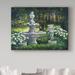 Trademark Fine Art 'Light in the Garden' Oil Painting Print on Wrapped Canvas Canvas | 14 H x 19 W x 2 D in | Wayfair ALI21232-C1419GG