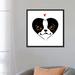 Trinx 'BT Heart Card' by Brian Rubenacker Graphic Art on Canvas in Black/Gray/Green | 24 H x 12 W x 0.75 D in | Wayfair