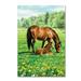 Trademark Fine Art 'Horse & Foal' Print on Canvas Canvas | 19 H x 12 W x 2 D in | Wayfair ALI8696-C1219GG