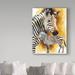 Trademark Fine Art 'Mountain Zebra' Oil Painting Print on Wrapped Canvas Canvas | 19 H x 14 W x 2 D in | Wayfair ALI25455-C1419GG