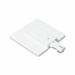 Jesco Lighting End Feed w/ Outlet Box Cover in White | 0.875 H x 4.25 W x 4.25 D in | Wayfair H1LEC-WT