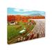 Trademark Fine Art 'Cotton Fields & Bakers Mountain' Print on Wrapped Canvas Canvas | 14 H x 19 W x 2 D in | Wayfair ALI15574-C1419GG