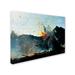 Trademark Fine Art 'Fire Festival' Graphic Art Print on Wrapped Canvas Canvas | 14 H x 19 W x 2 D in | Wayfair 1X03224-C1419GG
