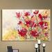 ArtWall Poppy Field by Karin Johannesson Painting Print on Wrapped Canvas in Red/Yellow | 8 H x 10 W x 2 D in | Wayfair 0joh010a0810w