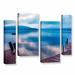 ArtWall Interlude Filtered by Steve Ainsworth 4 Piece Photographic Print on Wrapped Canvas Set Canvas in White | 24 H x 36 W x 2 D in | Wayfair