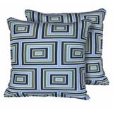 Atrium Indoor/Outdoor Throw Pillow Polyester/Polyfill/Acrylic in Gray kathy ireland Homes & Gardens by TK Classics | 16 H x 16 W x 6 D in | Wayfair