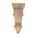 8 in x 3-3/4 in x 2-1/2 in Unfinished X-Small Hand Carved Solid Acanthus Leaf Corbel in Brown Architectural Products by Outwater L.L.C | Wayfair