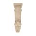 10-1/8 in x 3-1/8 in x 2-5/8 in Unfinished Hand Carved Solid Acanthus Leaf Corbel in Brown Architectural Products by Outwater L.L.C | Wayfair
