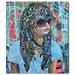 Latitude Run® 'Spirit Animal' Wrapped Canvas Graphic Art on Canvas Canvas, Wood in Black/Green/Orange | 20 H x 16 W x 1.5 D in | Wayfair