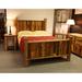 Loon Peak® Jorgensen Standard Bed Wood in Black/Brown | 62 H x 45 W x 86 D in | Wayfair 90E0587CDDA44B03B018CE1C2D5DCB47