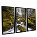 Loon Peak® 'Proxy Falls Oregon 6' by Cody York 3 Piece Framed Photographic Print on Wrapped Canvas Set Canvas in White | Wayfair LNPK2662 34748693