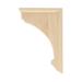 12 in x 2-1/2 in x 8 in Unfinished Medium Solid Traditional Plain Bracket Corbel in Brown Architectural Products by Outwater L.L.C | Wayfair