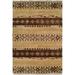 White 24 x 0.5 in Area Rug - Loon Peak® Shayla Southwestern Hand-Knotted Wool Brown Area Rug Wool | 24 W x 0.5 D in | Wayfair LNPE1819 45196024