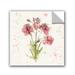 Red Barrel Studio® Hartling Floral Splash V Removable Wall Decal Vinyl in Pink/White | 10 H x 10 W in | Wayfair B66E2A00DC0B47BEAEA45C3D9E12928B