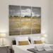 Mercer41 'Meadow Shimmer II' Acrylic Painting Print Multi-Piece Image on Wrapped Canvas in White | 24 H x 36 W x 1.5 D in | Wayfair