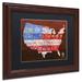 Latitude Run® United States License Plate Map by Design Turnpike - Picture Frame Graphic Art Print on Canvas Canvas, in Blue/Red | Wayfair