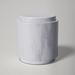 AllModern Round Lady/Gray Marble Kitchen Canister in White | 4 H x 3.5 W x 3.5 D in | Wayfair C0D9735757A54F9F9B12EFAB6A30B17E