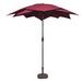 Northlight Seasonal 8.85ft Outdoor Patio Lotus Umbrella w/ Hand Crank, Fiberglass in Red | 98.25 H x 103 W x 103 D in | Wayfair NORTHLIGHT HP29792