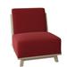 Lounge Chair - Maria Yee Conway 71.12Cm Wide Lounge Chair, Wood in Red/Brown | 31 H x 28 W x 32 D in | Wayfair 265-108643061FN0