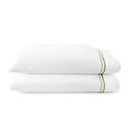 Peacock Alley Duo 300 Thread Count Pillowcase 100% Cotton/Sateen in White | Standard | Wayfair DUO-2RC LIN