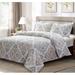 Ophelia & Co. Zoe Standard Cotton Reversible Eclectic 3 Piece Duvet Cover Set Cotton in White | Queen | Wayfair OPCO1559 39329497