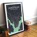 Wrought Studio™ Charlottetown City Map - Graphic Art Print Paper in Black | 17 H x 11 W x 0.05 D in | Wayfair 886E3F2681FC4D8681D09D59D7ED9650