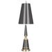 Jonathan Adler Versailles 33.5" Table Lamp Metal/Fabric in Gray | 33.5 H x 10 W x 10 D in | Wayfair A901