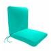 Plow & Hearth Classic Outdoor Lounge Chair Cushion Polyester in Blue | 2.5 H x 19 W in | Wayfair 35669 08