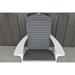 Red Barrel Studio® Agora Full Indoor/Outdoor Adirondack Chair Cushion Acrylic in Gray | 1 H x 22 W x 17 D in | Wayfair