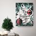 The Holiday Aisle® Tis the Season by Olivia Rose - Wrapped Canvas Graphic Art Print Canvas in Black/Green/Red | 16 H x 12 W x 1.5 D in | Wayfair