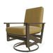Telescope Casual Wexler Outdoor Rocking Chair w/ Cushions, Linen in Gray/Brown | 39 H x 29.5 W x 30 D in | Wayfair 5W6J86401
