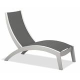 Telescope Casual Dune Chaise Lounge Plastic in White | 39.75 H x 25.5 W x 53 D in | Outdoor Furniture | Wayfair 9N8693001