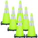 Mr. Chain Reflective Traffic Cones in Green/Black | 28 H x 14 W x 14 D in | Wayfair 97577-6