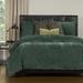 Siscovers Mixology 7 Piece Duvet Cover & Insert Set Polyester/Polyfill/Velvet in Green | King Duvet Cover + 6 Additional Pieces | Wayfair