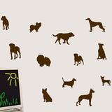 Sweetums Wall Decals Dog Wall Decal Vinyl in Black | 7 H x 9 W in | Wayfair 2793Black