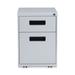 Alera® 2-Drawer Vertical Filing Cabinet Metal/Steel in Gray | 21.65 H x 14.96 W x 19.29 D in | Wayfair ALEPABFLG