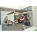 SunSetter Motorprosc Sunbrella Retractable Soffit Patio Awning Wood in Brown | 8 H x 192 W x 120 D in | Wayfair 816482SL