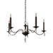 Schonbek Modique 5-Light Candle Style Classic/Traditional Chandelier w/ Crystal Accents Metal in White | Wayfair MD1005N-06H