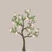 Sweetums Wall Decals Flower Tree Wall Decal Vinyl in Gray/White | 36 H x 26 W in | Wayfair 2518-26x36