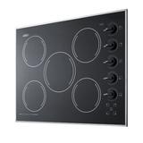 Summit Appliance Radiant 27" Electric Cooktop w/ 5 Burners in Black | 3.13 H x 20.5 W x 27 D in | Wayfair CR5B273B