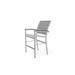 Telescope Casual Bazza Stacking Patio Dining Chair Sling in Gray | 43.5 H x 26.5 W x 26.5 D in | Wayfair Z78T93001