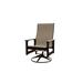 Telescope Casual Leeward MGP Sling Dining Swivel Rocker Metal/Sling in Brown | 38.5 H x 29 W x 28.5 D in | Outdoor Dining | Wayfair 945K80901