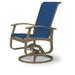 Red Barrel Studio® Hinch Swivel Patio Dining Chair Sling | 39 H x 27.5 W x 28.5 D in | Wayfair 0549E1E98B8F409AB922C1C7C187A9FA