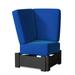 Winston Porter Cherin Patio Chair w/ Cushions Plastic | 38.5 H x 34.5 W x 34.5 D in | Wayfair 55EEB2B197724763880F6B3B538300CF