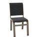 Red Barrel Studio® Hiraku Patio Dining Side Chair Sling in Gray | 35.5 H x 17.5 W x 25 D in | Wayfair 112DCE82394E40A0A7CF9FBC8ECBBA18