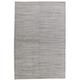 White 24 x 0.5 in Area Rug - Tufenkian Pure Textures Hand-Loomed Wool/Silk Blue Area Rug | 24 W x 0.5 D in | Wayfair AIE.BEIBLU.0203